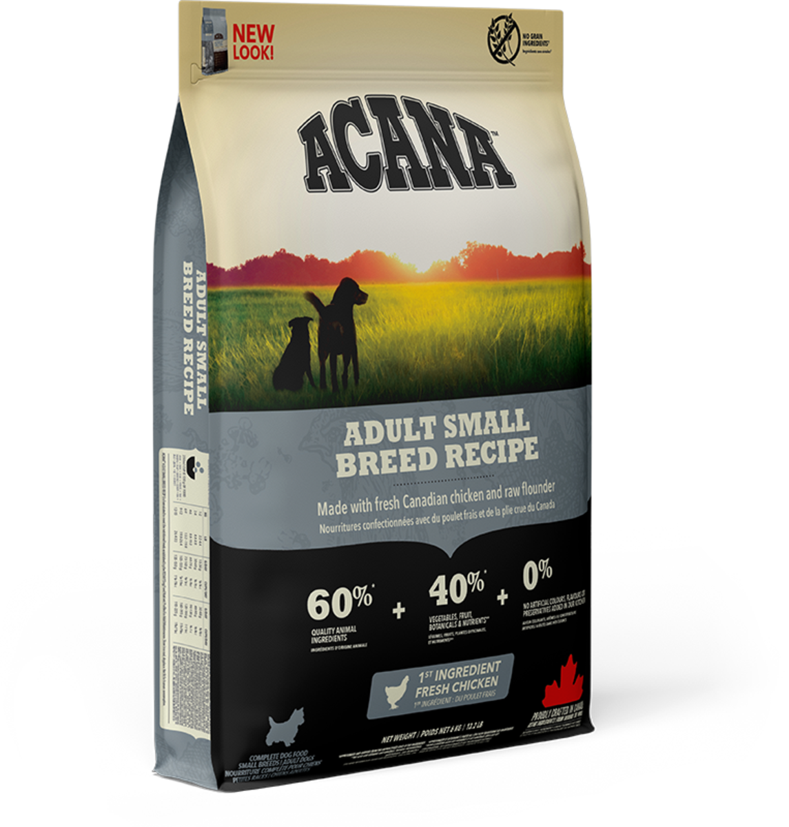 Acana Heritage Grain Free Adult Small Breed Dry Dog Food - 6kg