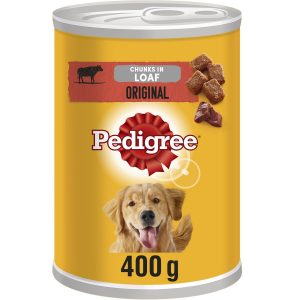 Pedigree Original in Loaf Wet Dog Food Cans - 12 x 400g